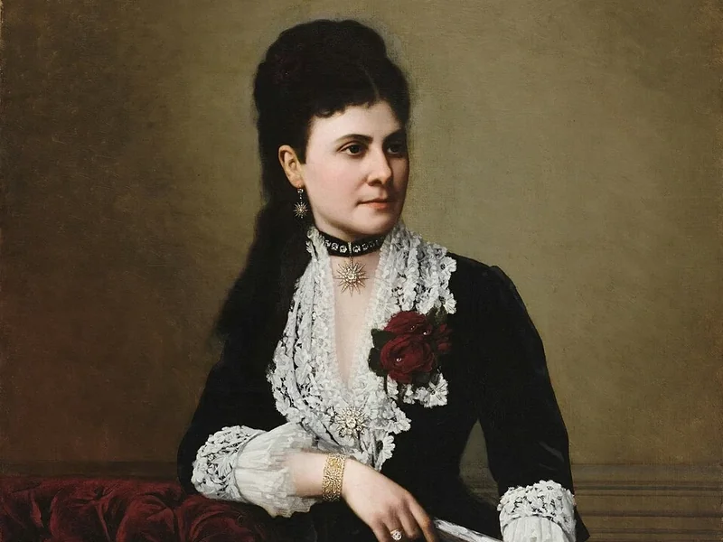 1841-Henri Georges Caïus Morisset - Ritratto della Baronessa di São Joaquim
